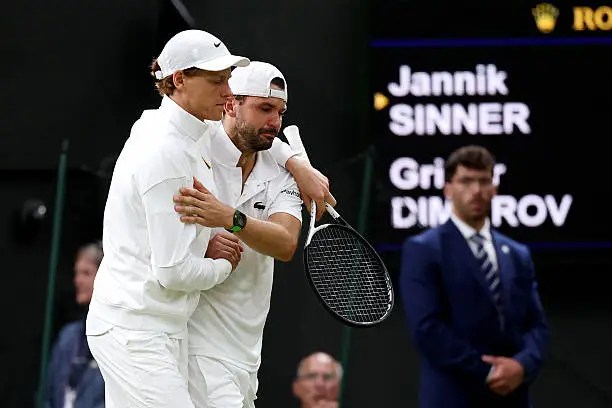 Sinner Escapes Wimbledon Shock as Dimitrov Retires&nbsp;Injured